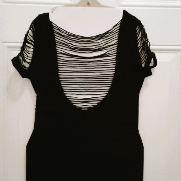 Bebe- Black, V-neck T Shirts - Size m/l - Picture 4 of 4